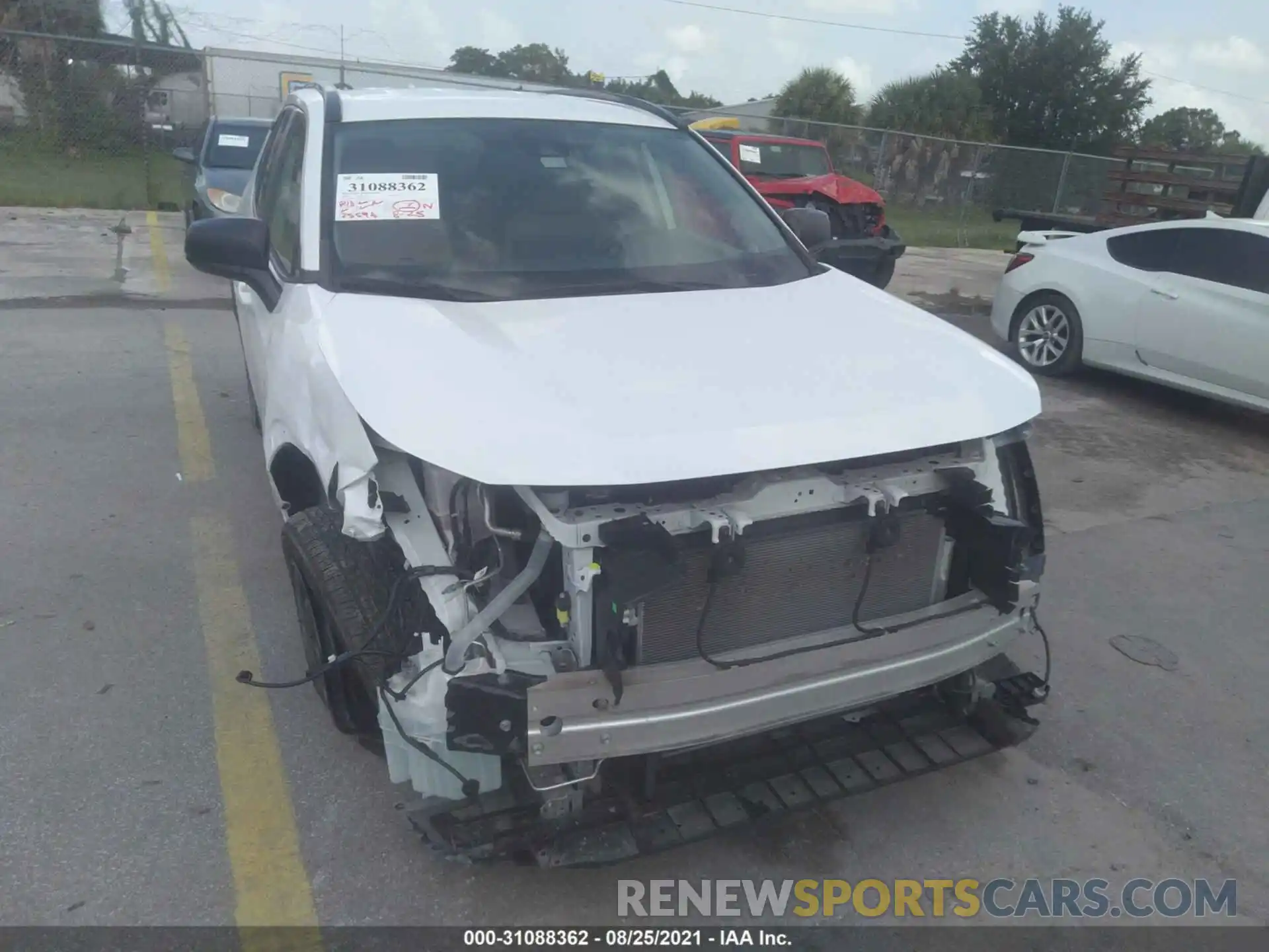 6 Photograph of a damaged car 2T3H1RFV3LC041716 TOYOTA RAV4 2020