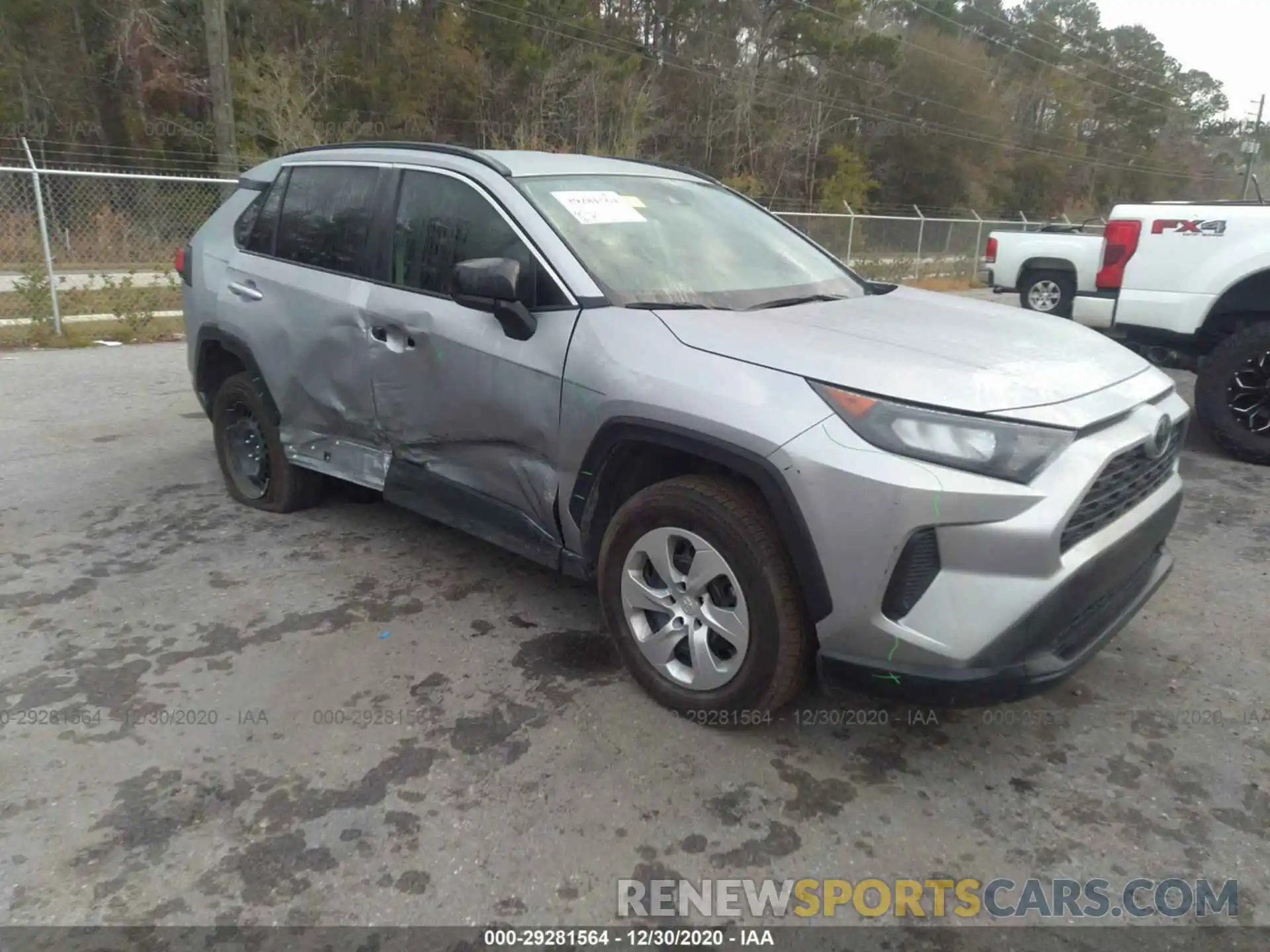 1 Photograph of a damaged car 2T3H1RFV3LC042414 TOYOTA RAV4 2020