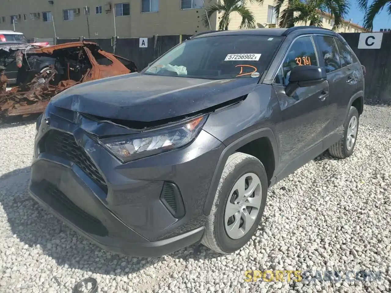 2 Photograph of a damaged car 2T3H1RFV3LC056460 TOYOTA RAV4 2020