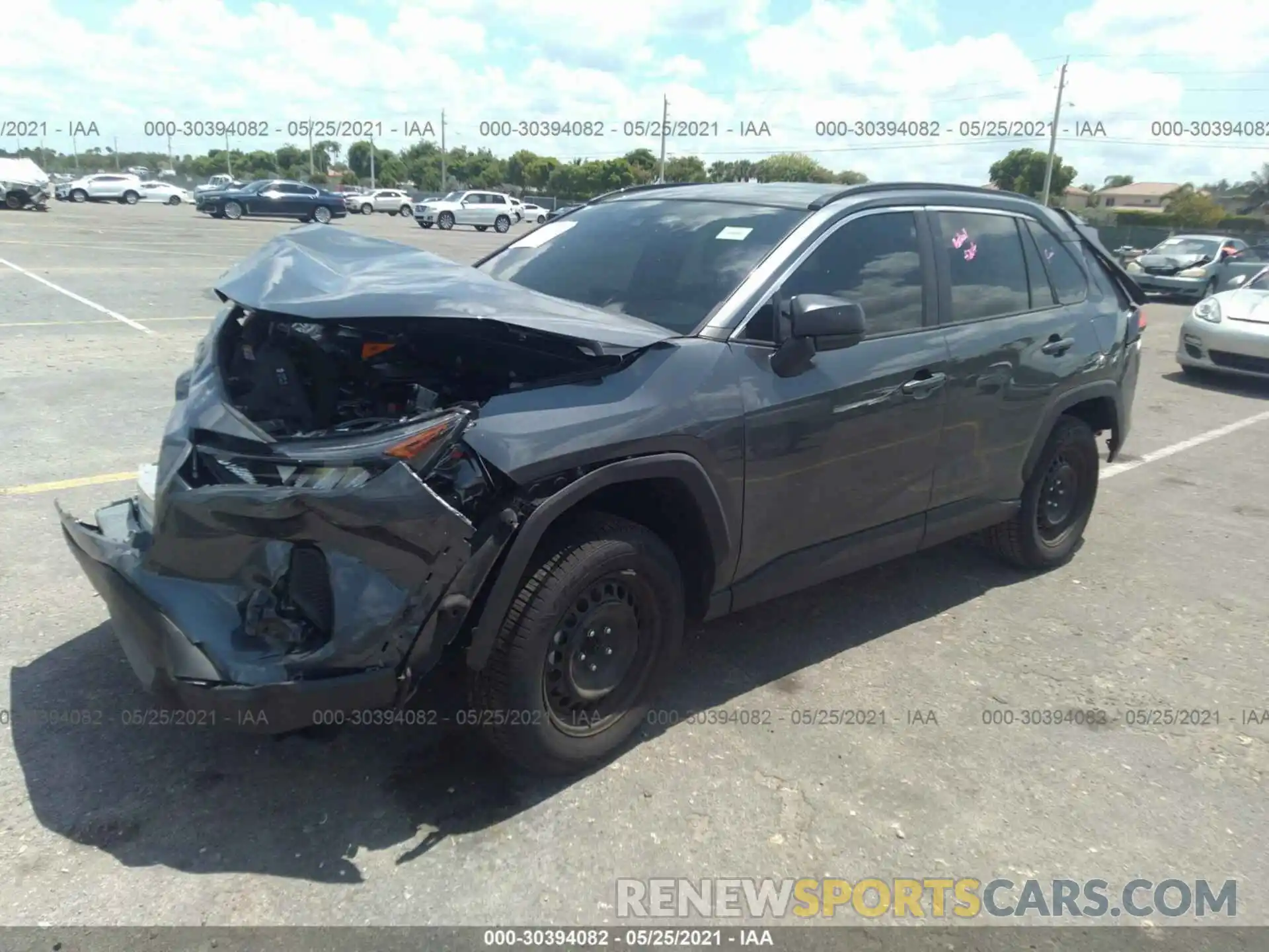 2 Photograph of a damaged car 2T3H1RFV3LC060962 TOYOTA RAV4 2020