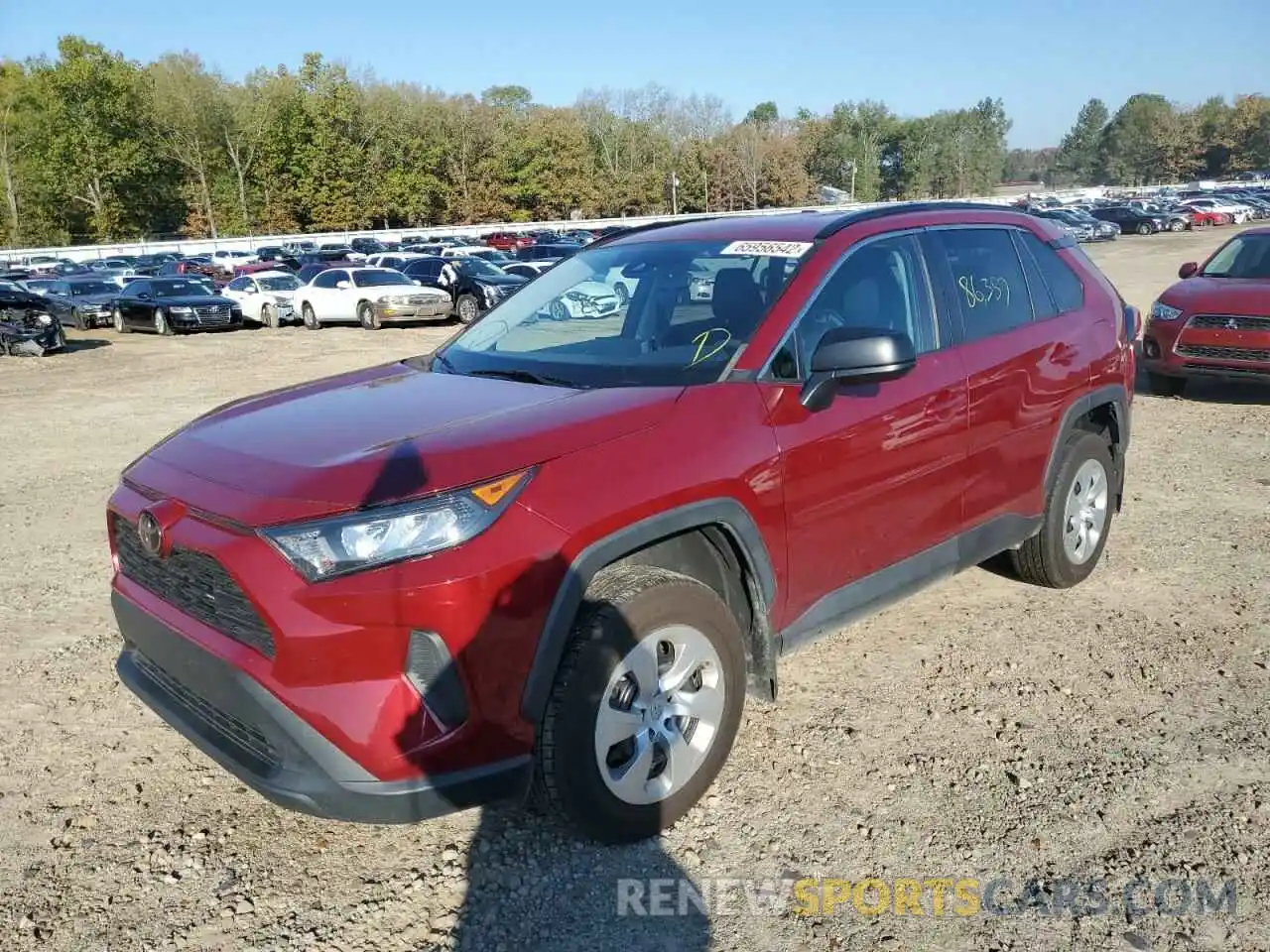 2 Photograph of a damaged car 2T3H1RFV3LC062520 TOYOTA RAV4 2020