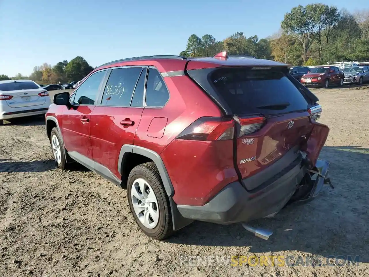 3 Photograph of a damaged car 2T3H1RFV3LC062520 TOYOTA RAV4 2020