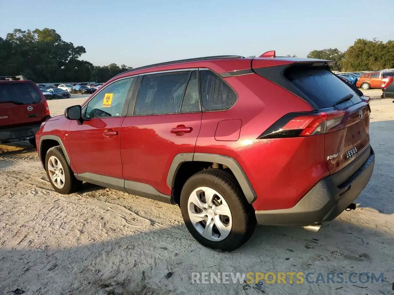 2 Photograph of a damaged car 2T3H1RFV3LW059602 TOYOTA RAV4 2020