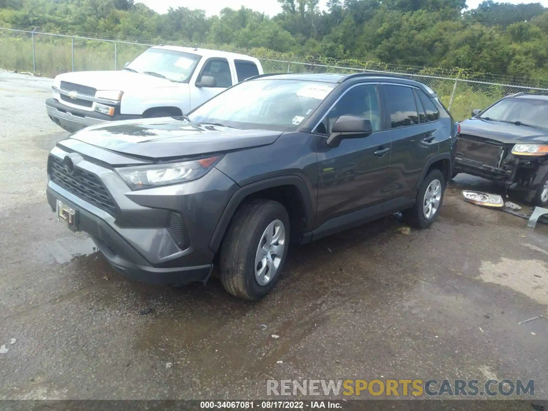 2 Photograph of a damaged car 2T3H1RFV4LC045595 TOYOTA RAV4 2020