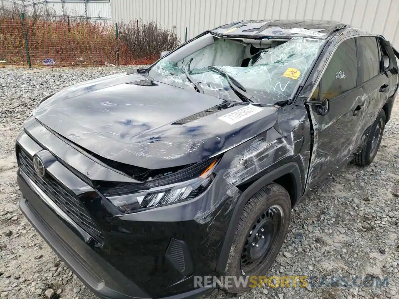 9 Photograph of a damaged car 2T3H1RFV4LC077141 TOYOTA RAV4 2020