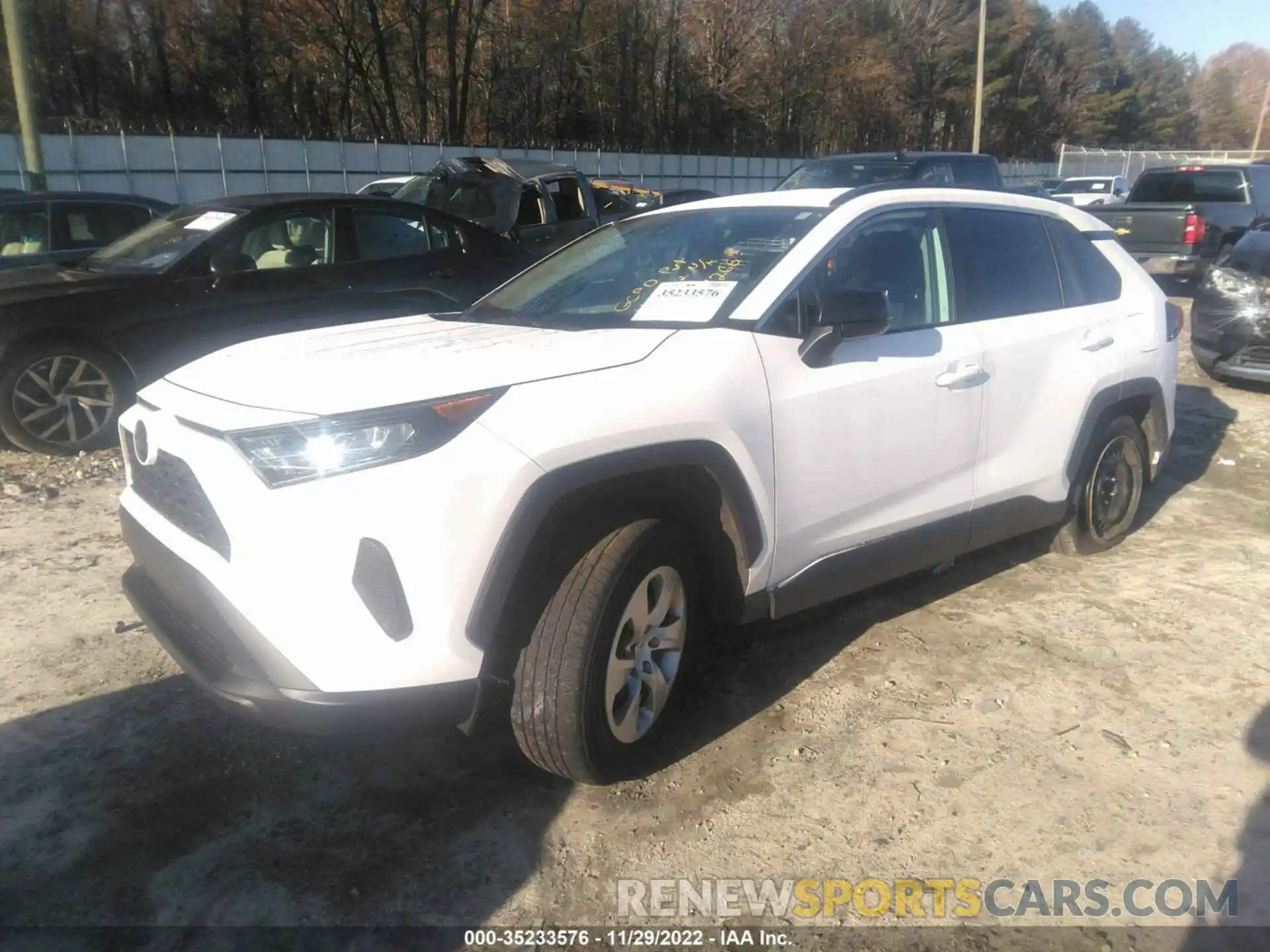 2 Photograph of a damaged car 2T3H1RFV4LC084266 TOYOTA RAV4 2020