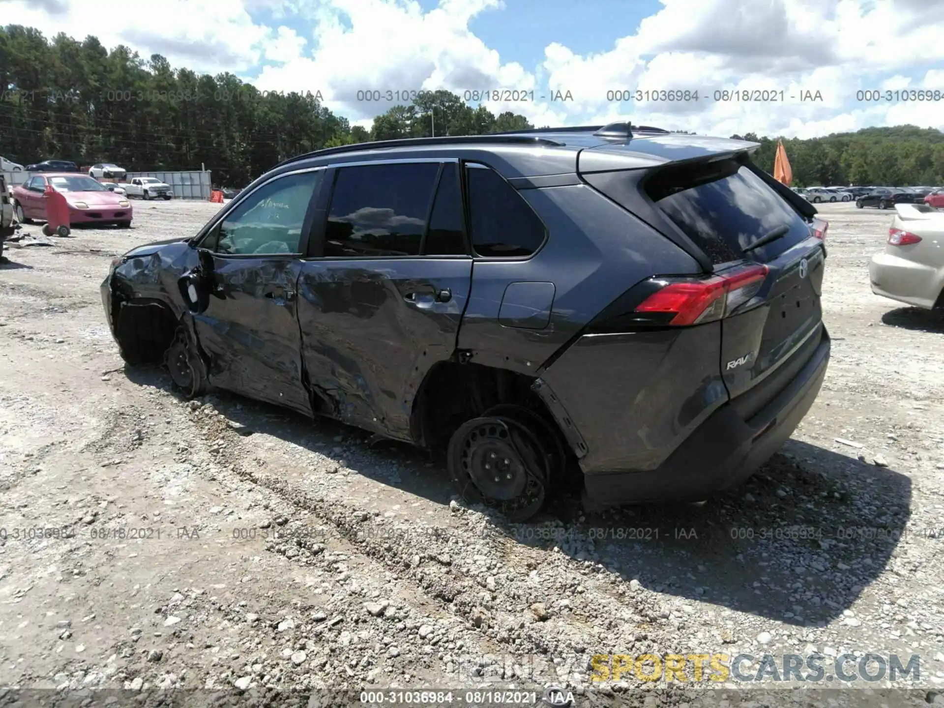 3 Photograph of a damaged car 2T3H1RFV5LC043726 TOYOTA RAV4 2020