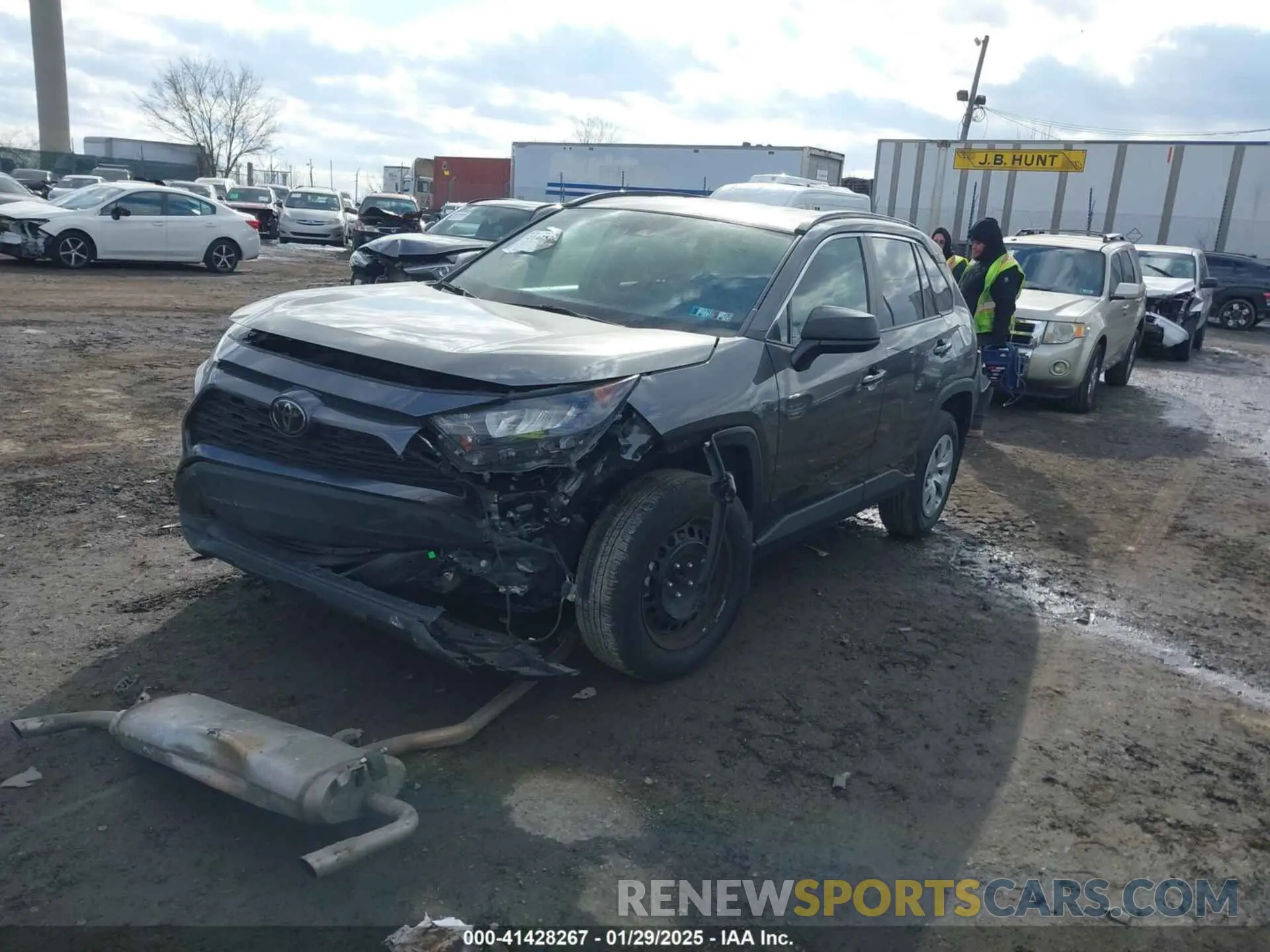 2 Photograph of a damaged car 2T3H1RFV5LC047341 TOYOTA RAV4 2020