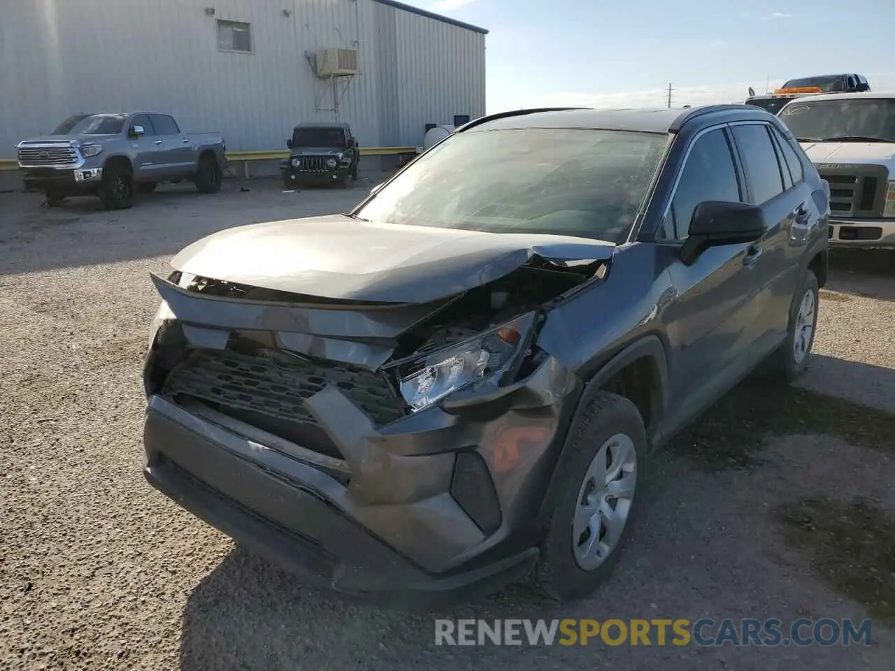 1 Photograph of a damaged car 2T3H1RFV5LC069114 TOYOTA RAV4 2020