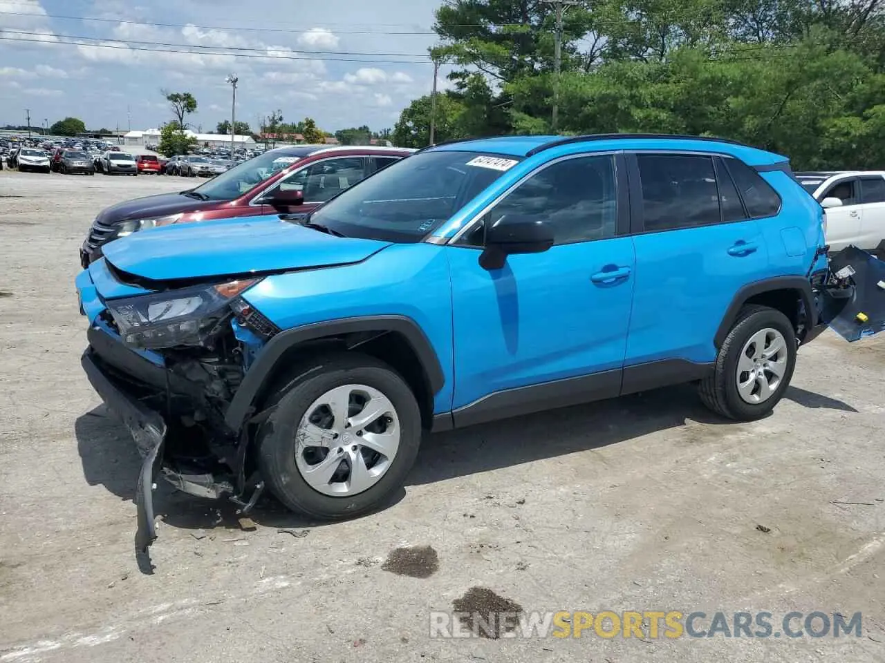 1 Photograph of a damaged car 2T3H1RFV5LC073678 TOYOTA RAV4 2020