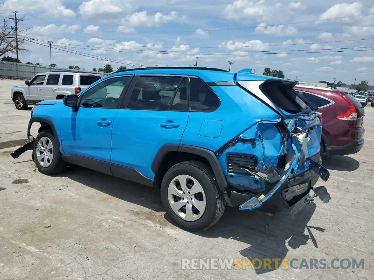2 Photograph of a damaged car 2T3H1RFV5LC073678 TOYOTA RAV4 2020
