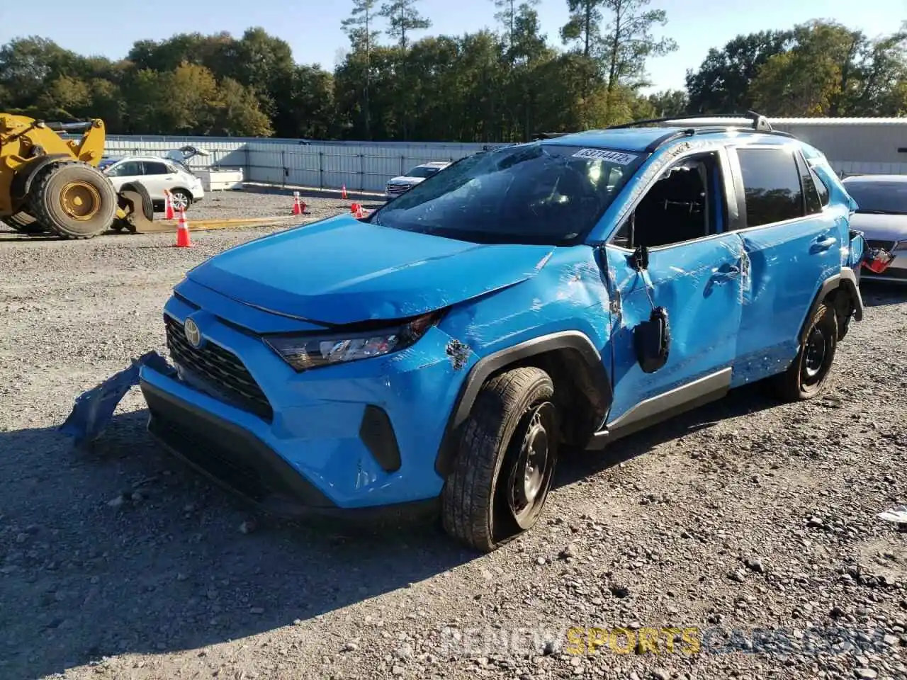 2 Photograph of a damaged car 2T3H1RFV5LC076497 TOYOTA RAV4 2020