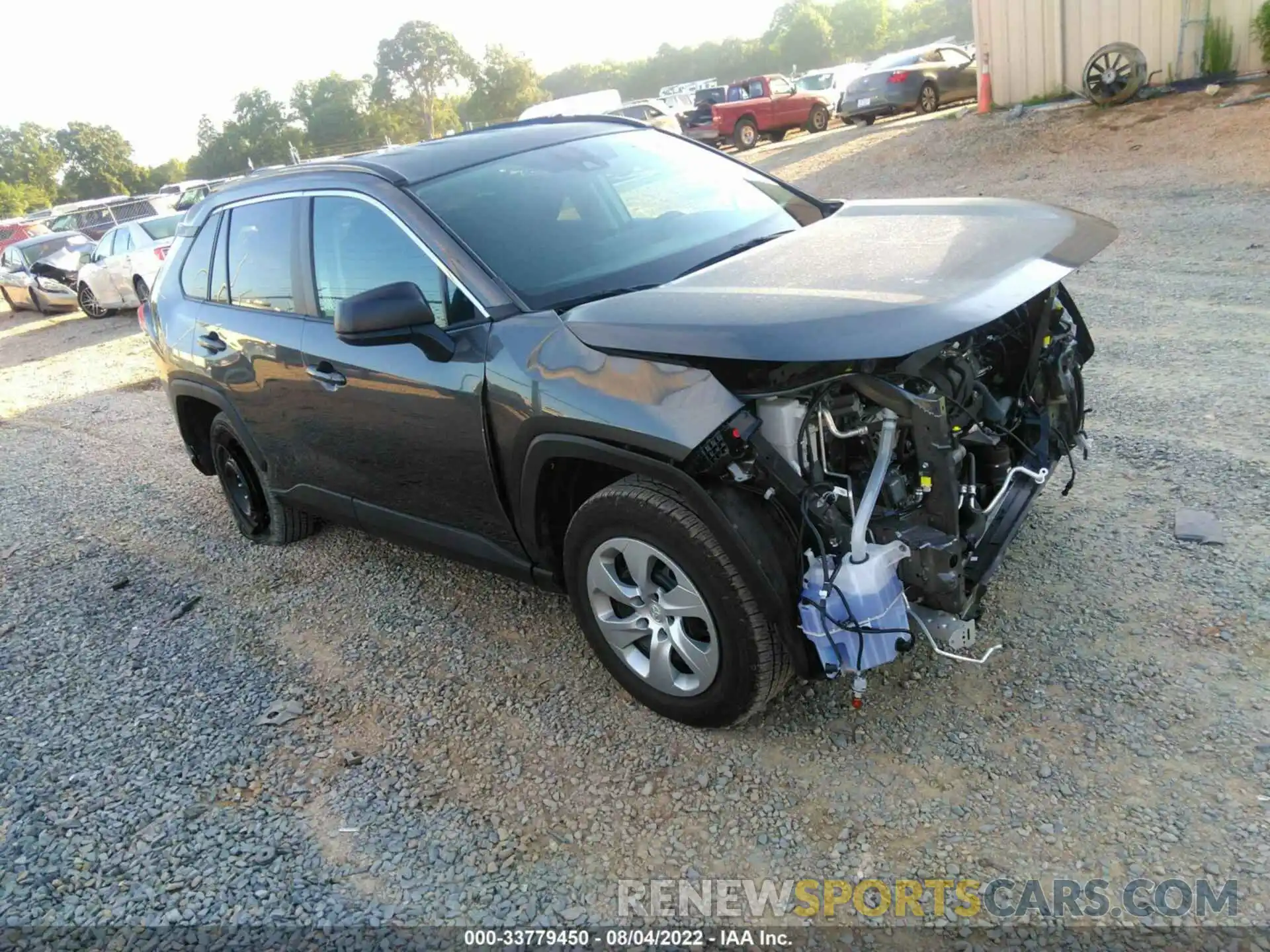 1 Photograph of a damaged car 2T3H1RFV5LC079562 TOYOTA RAV4 2020