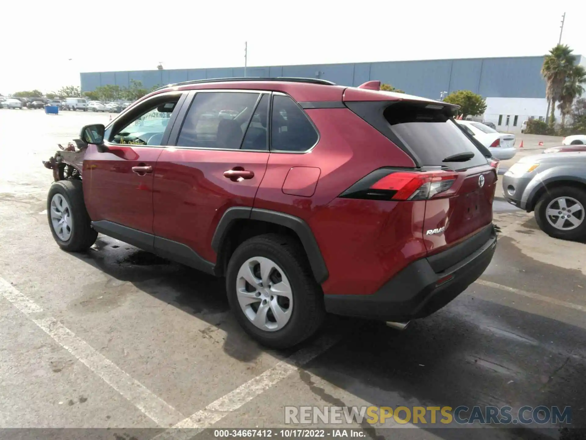 3 Photograph of a damaged car 2T3H1RFV5LW084503 TOYOTA RAV4 2020