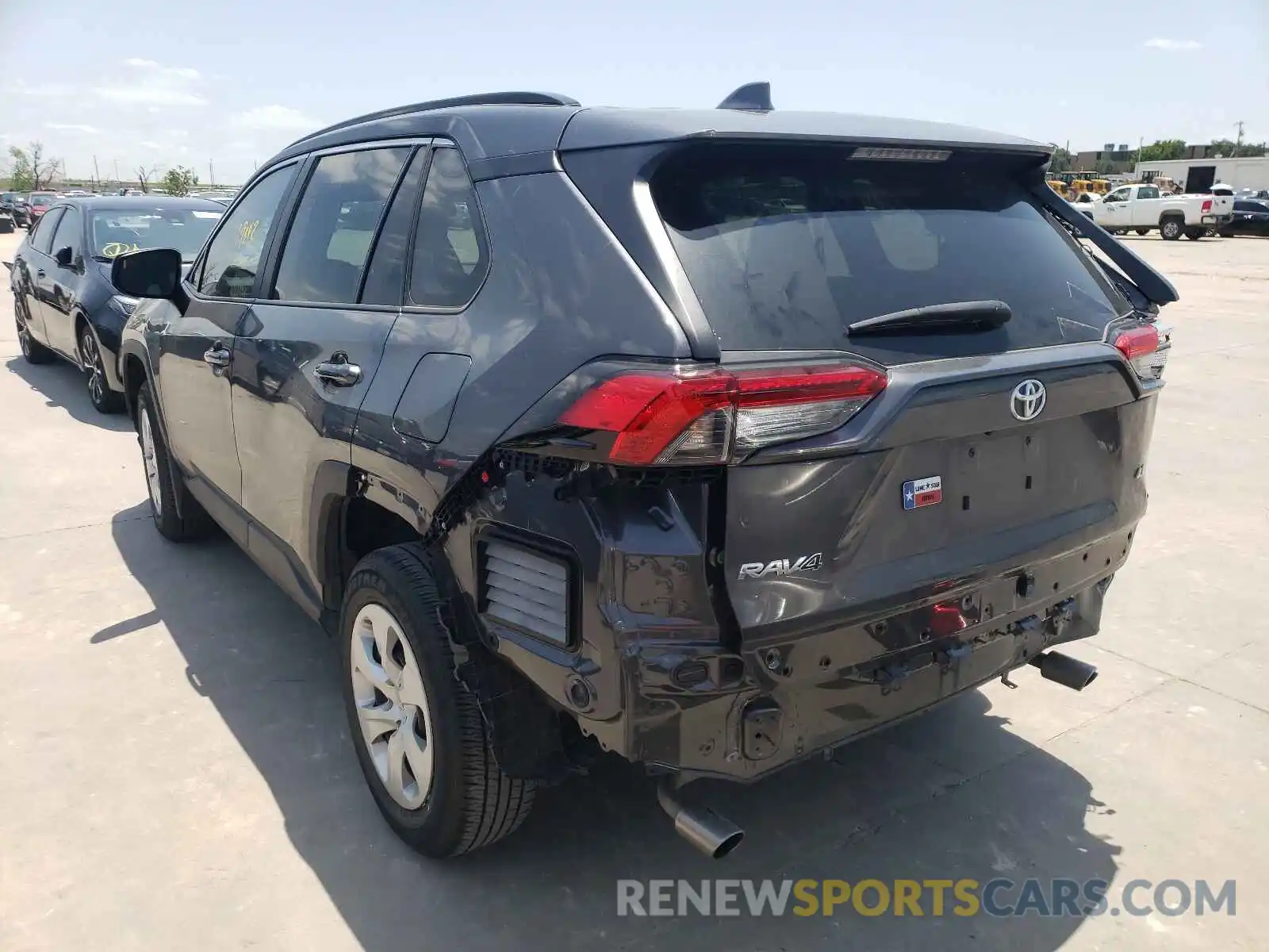 3 Photograph of a damaged car 2T3H1RFV5LW085389 TOYOTA RAV4 2020