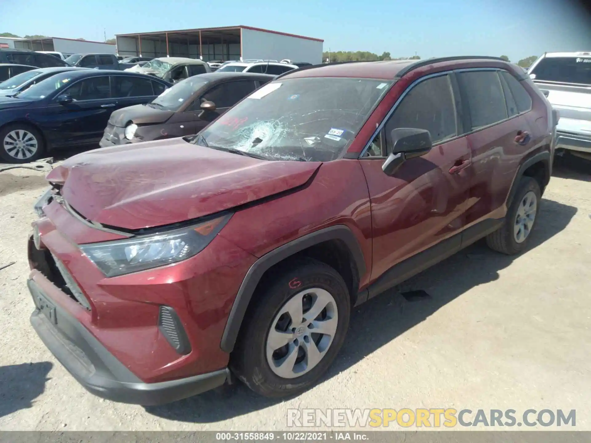 2 Photograph of a damaged car 2T3H1RFV6LC046716 TOYOTA RAV4 2020