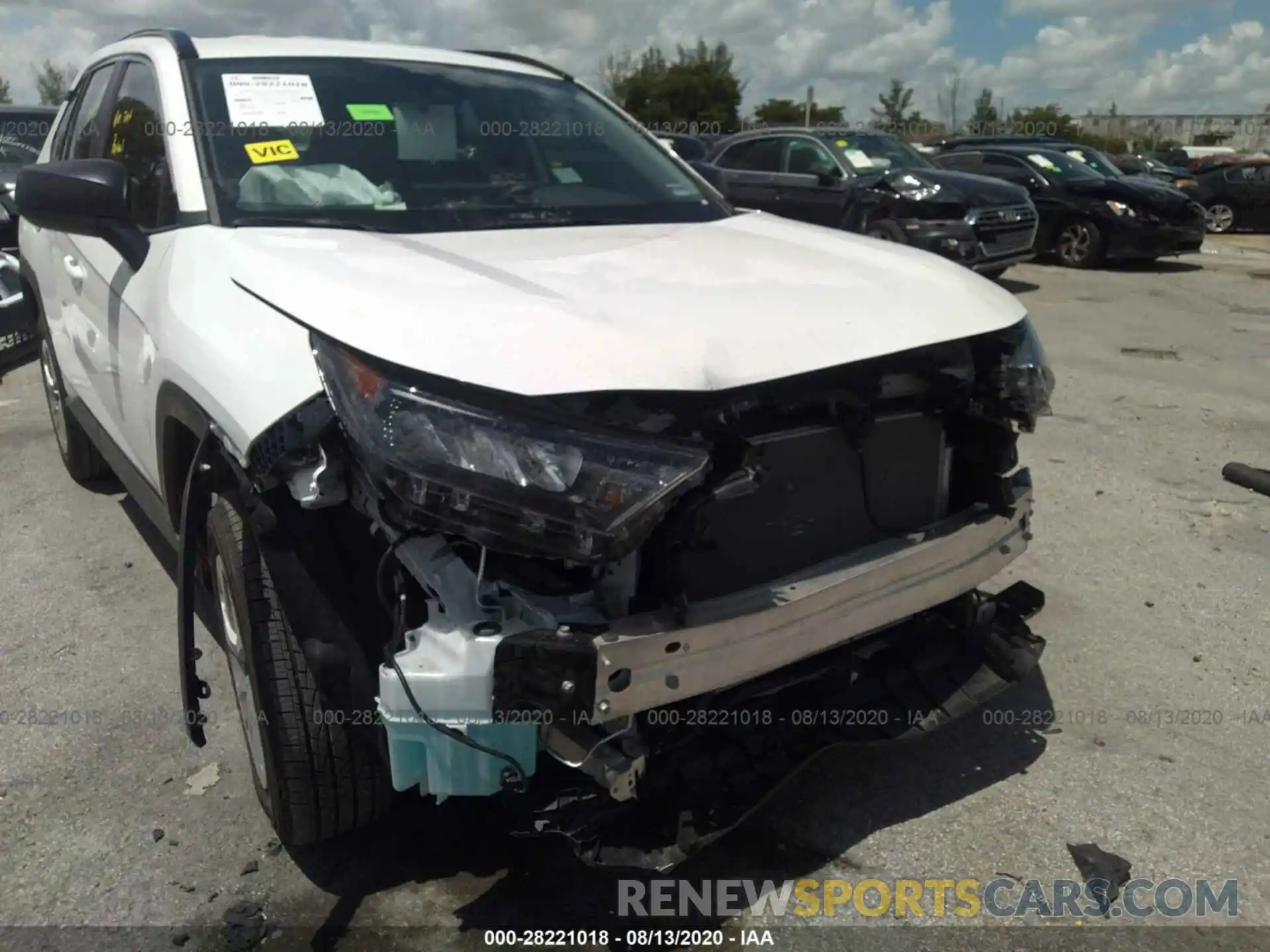 6 Photograph of a damaged car 2T3H1RFV6LC057991 TOYOTA RAV4 2020