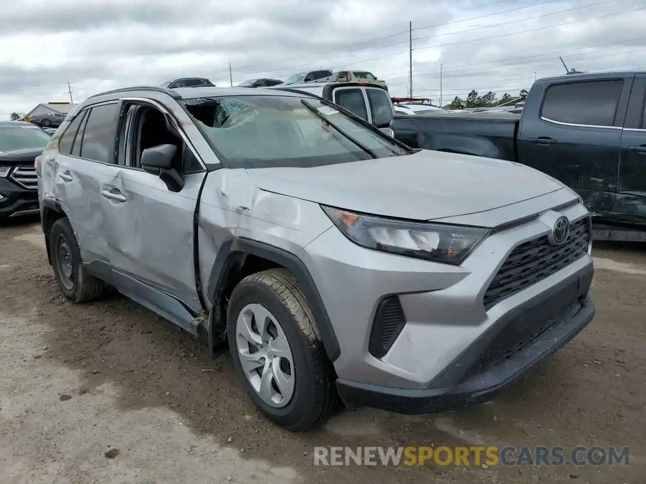 1 Photograph of a damaged car 2T3H1RFV6LC063483 TOYOTA RAV4 2020