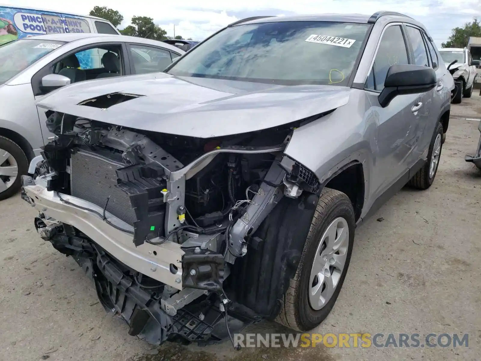 2 Photograph of a damaged car 2T3H1RFV6LC074063 TOYOTA RAV4 2020