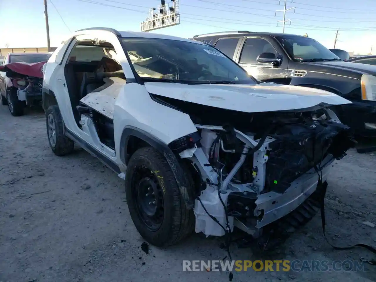 9 Photograph of a damaged car 2T3H1RFV6LC083457 TOYOTA RAV4 2020