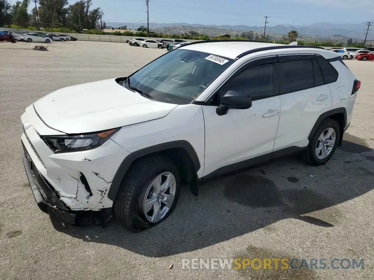 1 Photograph of a damaged car 2T3H1RFV6LW086311 TOYOTA RAV4 2020