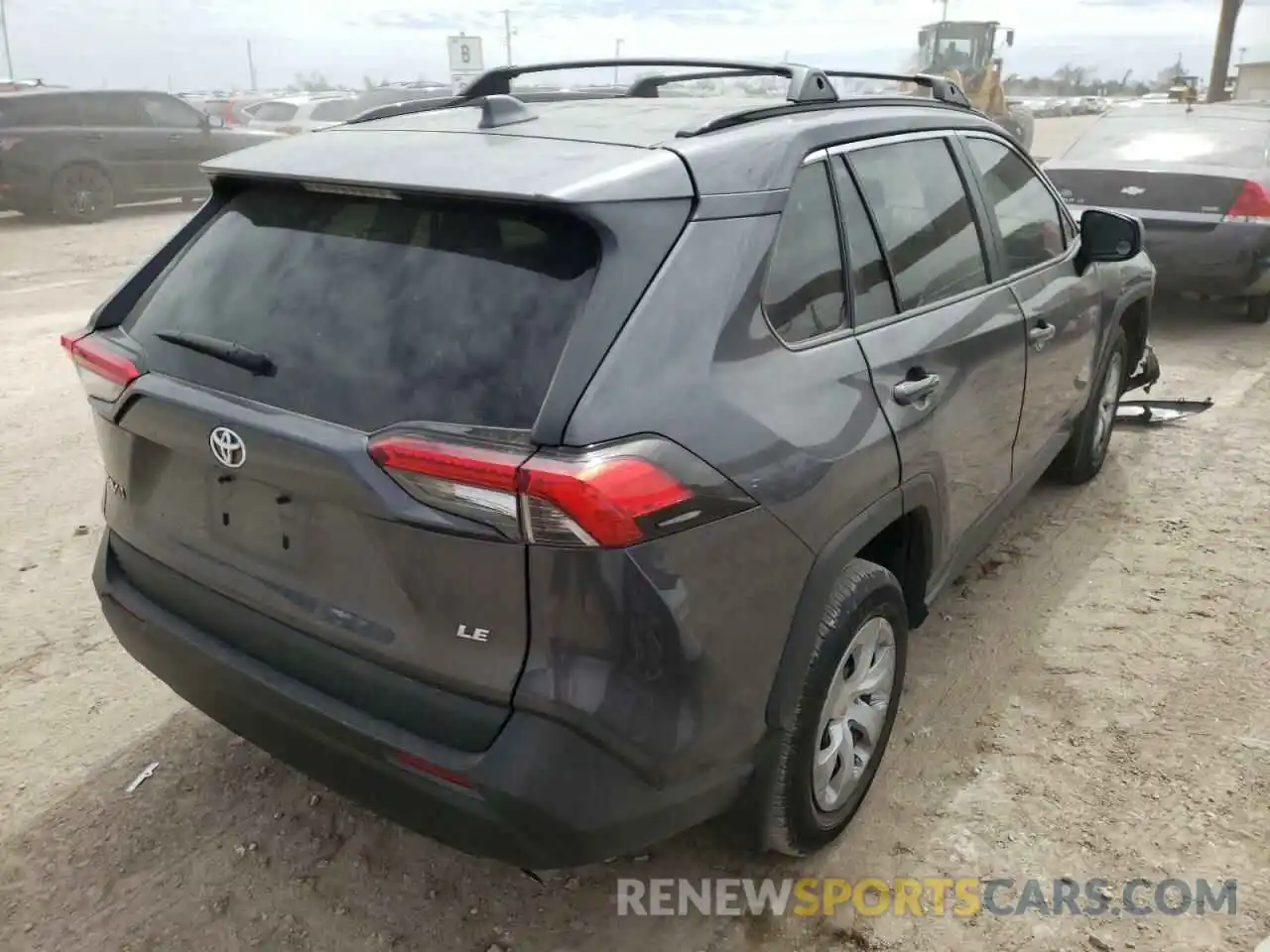 4 Photograph of a damaged car 2T3H1RFV6LW102393 TOYOTA RAV4 2020