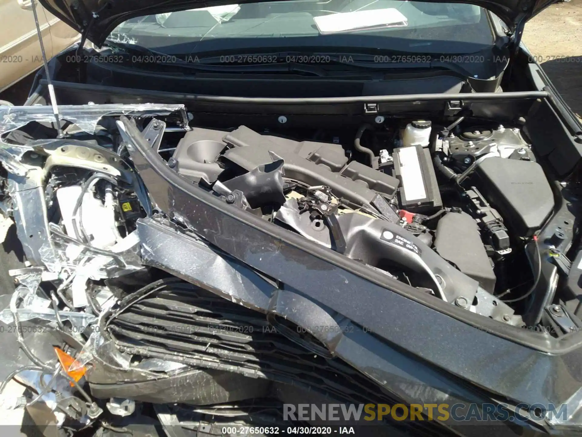 10 Photograph of a damaged car 2T3H1RFV7LC034705 TOYOTA RAV4 2020