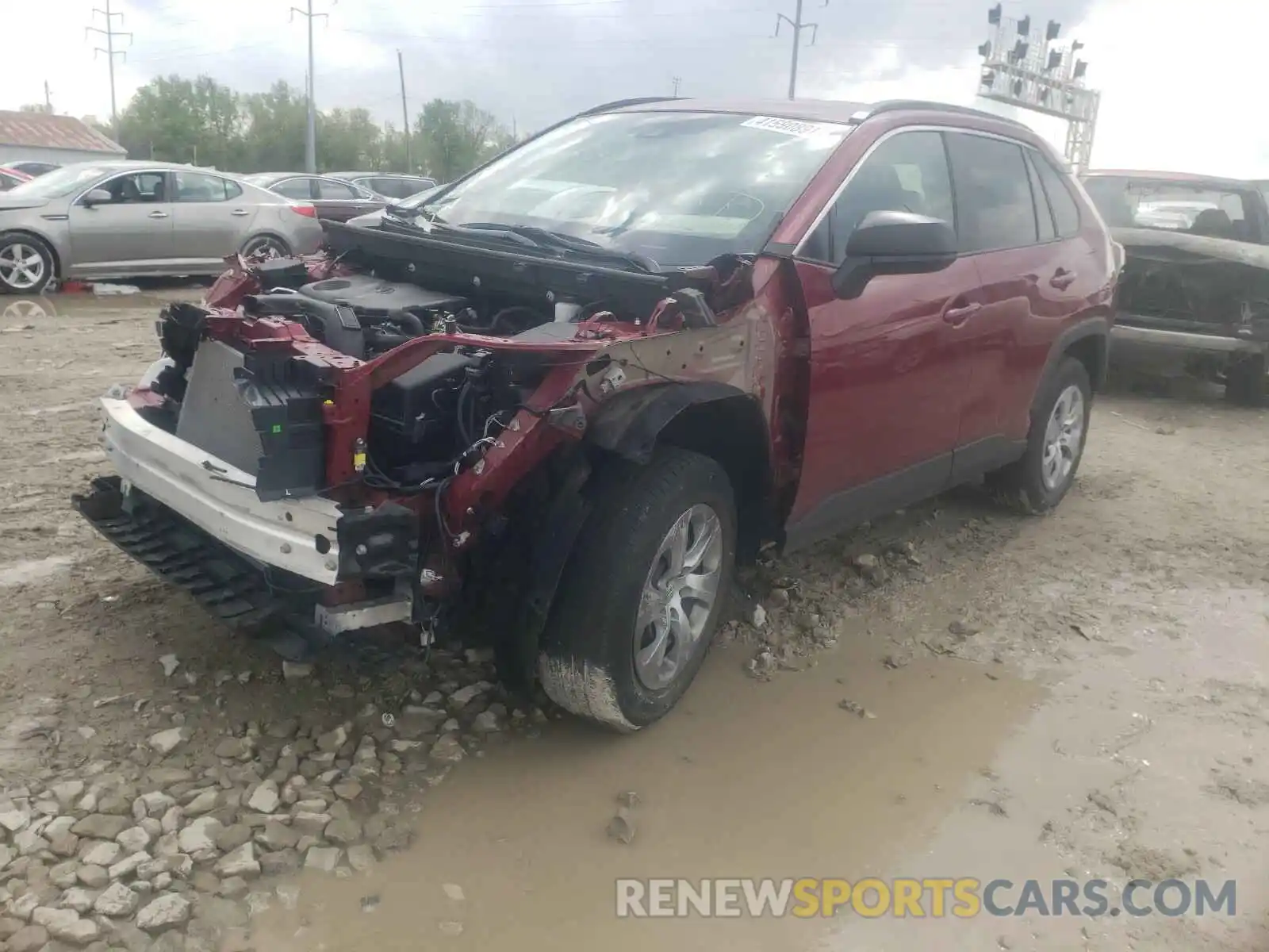 2 Photograph of a damaged car 2T3H1RFV7LC042285 TOYOTA RAV4 2020