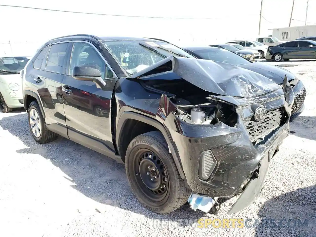 1 Photograph of a damaged car 2T3H1RFV7LC047129 TOYOTA RAV4 2020