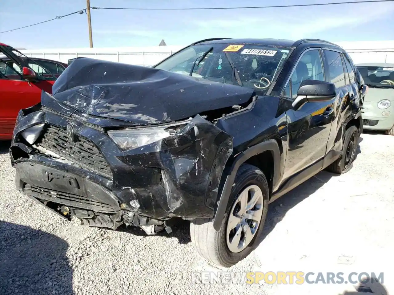 2 Photograph of a damaged car 2T3H1RFV7LC047129 TOYOTA RAV4 2020