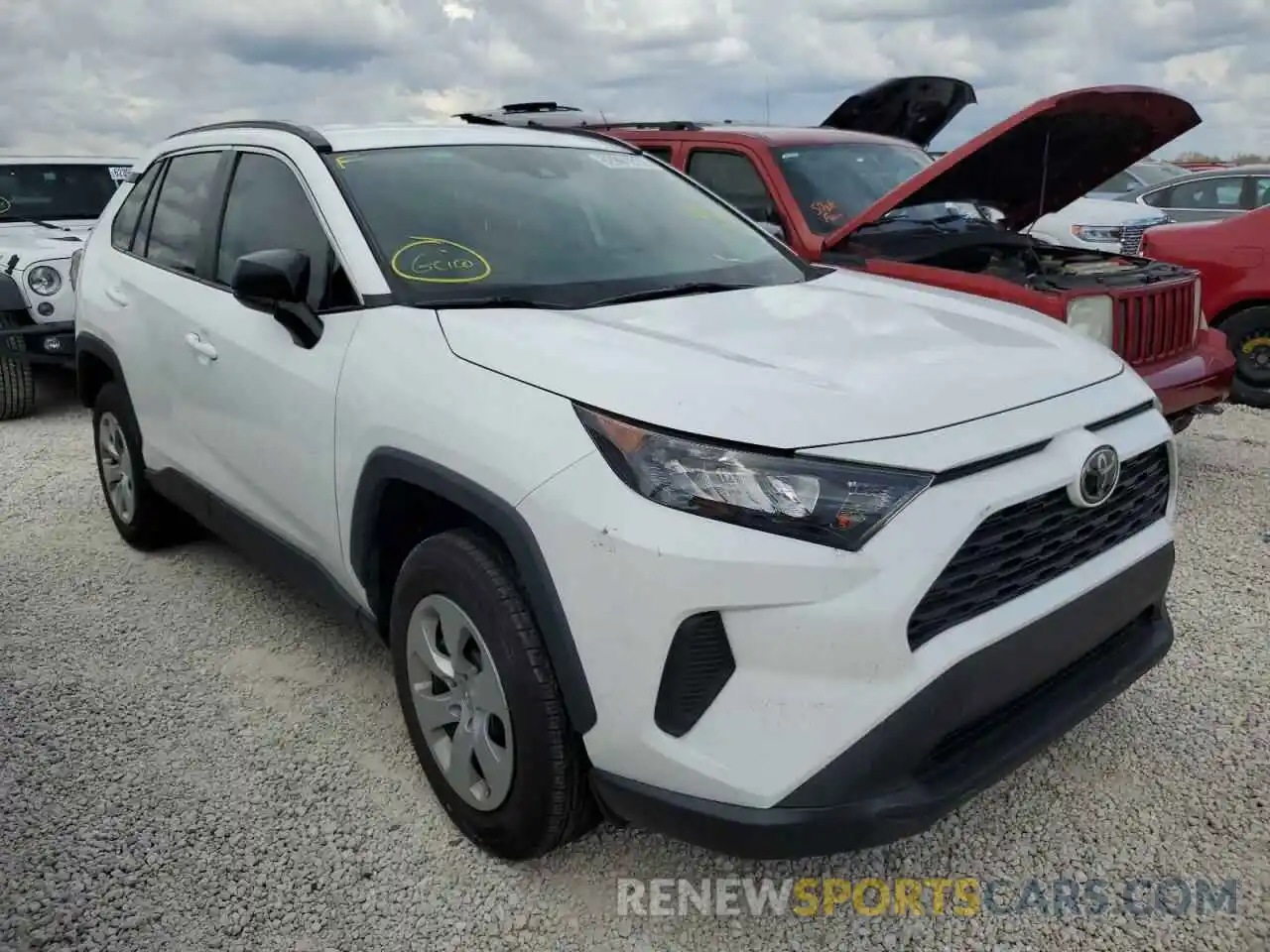 1 Photograph of a damaged car 2T3H1RFV7LC050404 TOYOTA RAV4 2020