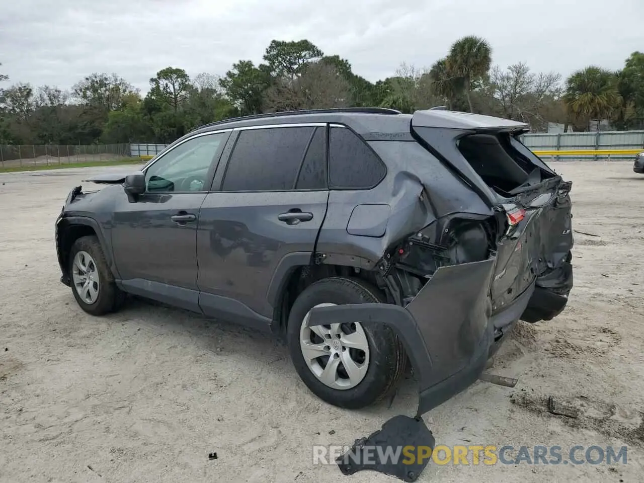2 Photograph of a damaged car 2T3H1RFV7LC057708 TOYOTA RAV4 2020
