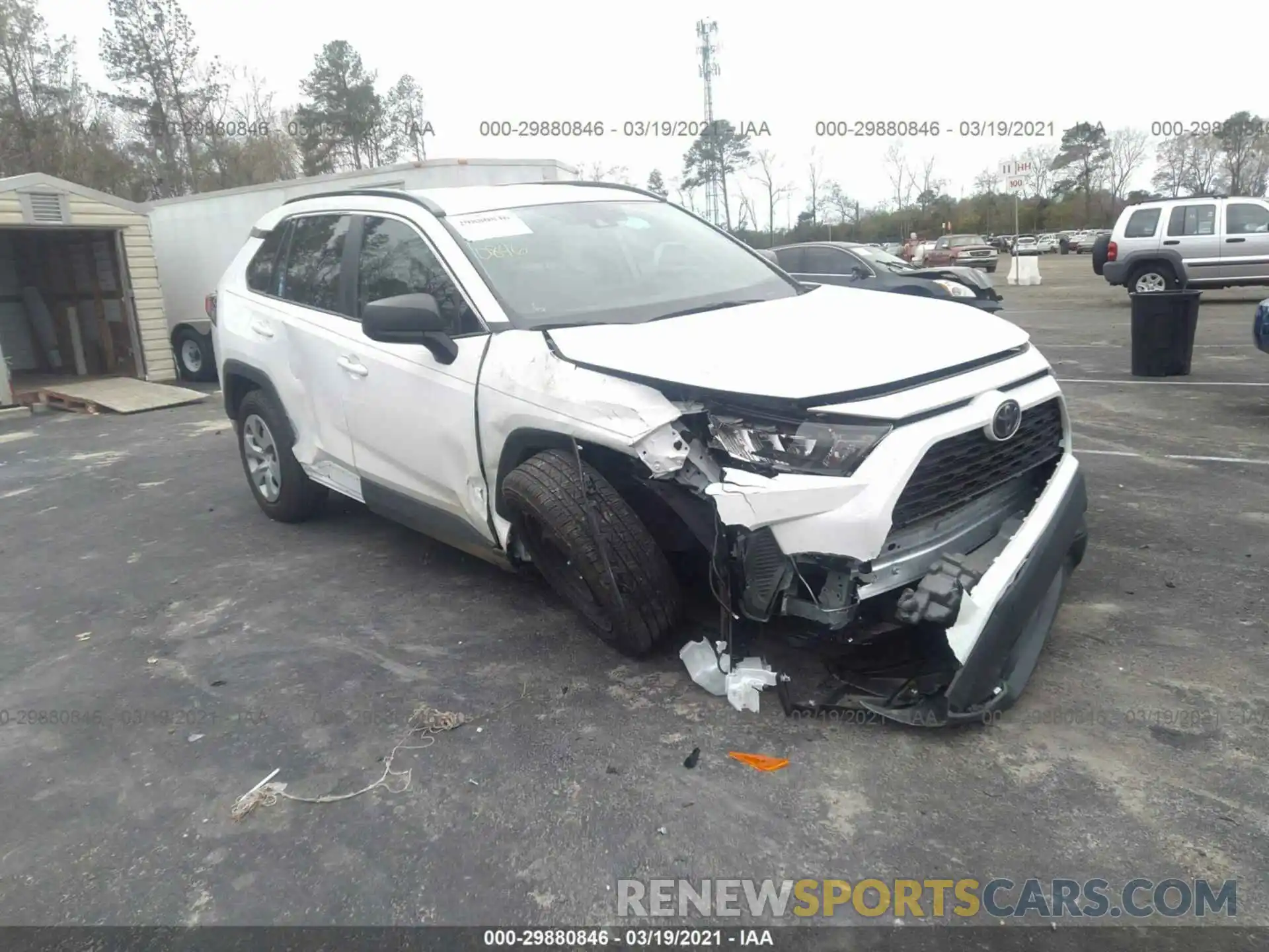 6 Photograph of a damaged car 2T3H1RFV7LC064285 TOYOTA RAV4 2020