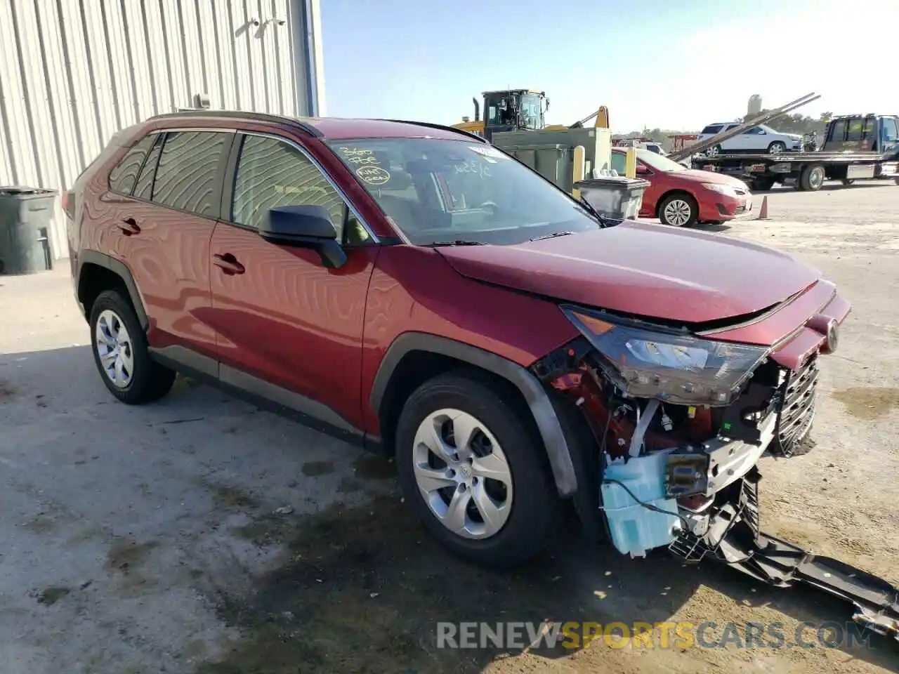 4 Photograph of a damaged car 2T3H1RFV7LC078199 TOYOTA RAV4 2020