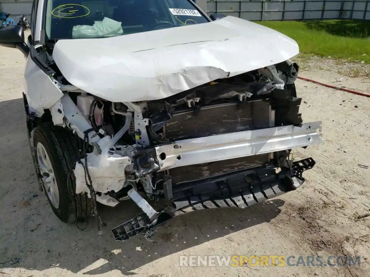 9 Photograph of a damaged car 2T3H1RFV7LC081474 TOYOTA RAV4 2020