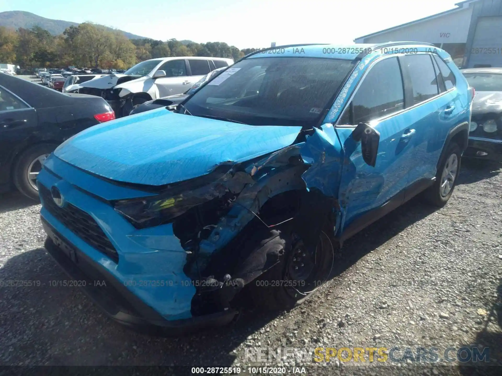 2 Photograph of a damaged car 2T3H1RFV7LW059506 TOYOTA RAV4 2020