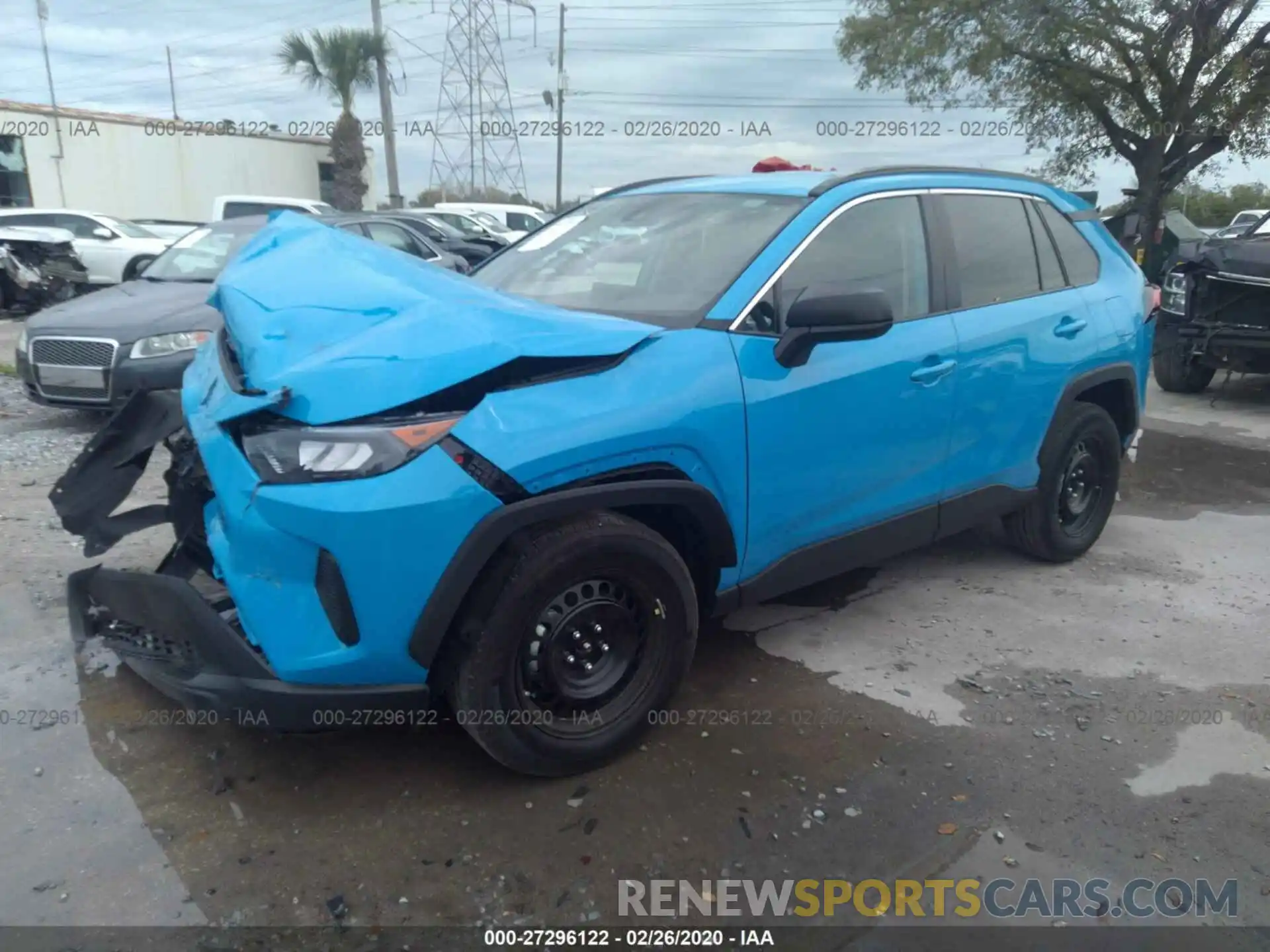 2 Photograph of a damaged car 2T3H1RFV7LW061109 TOYOTA RAV4 2020