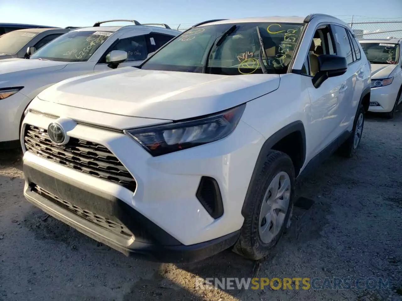 2 Photograph of a damaged car 2T3H1RFV7LW069615 TOYOTA RAV4 2020