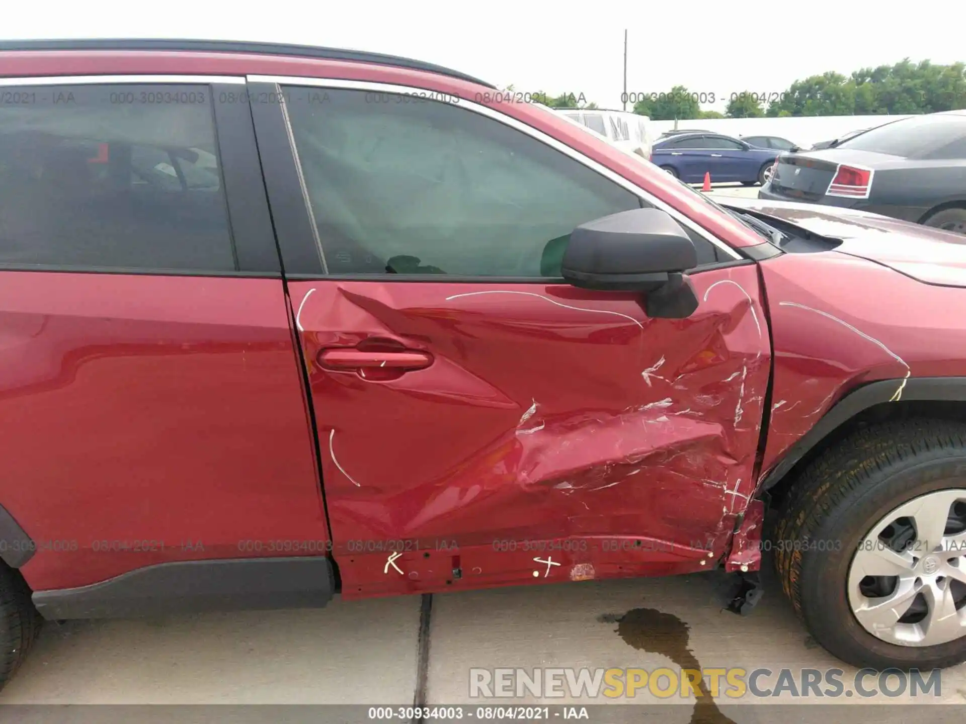 6 Photograph of a damaged car 2T3H1RFV7LW095065 TOYOTA RAV4 2020