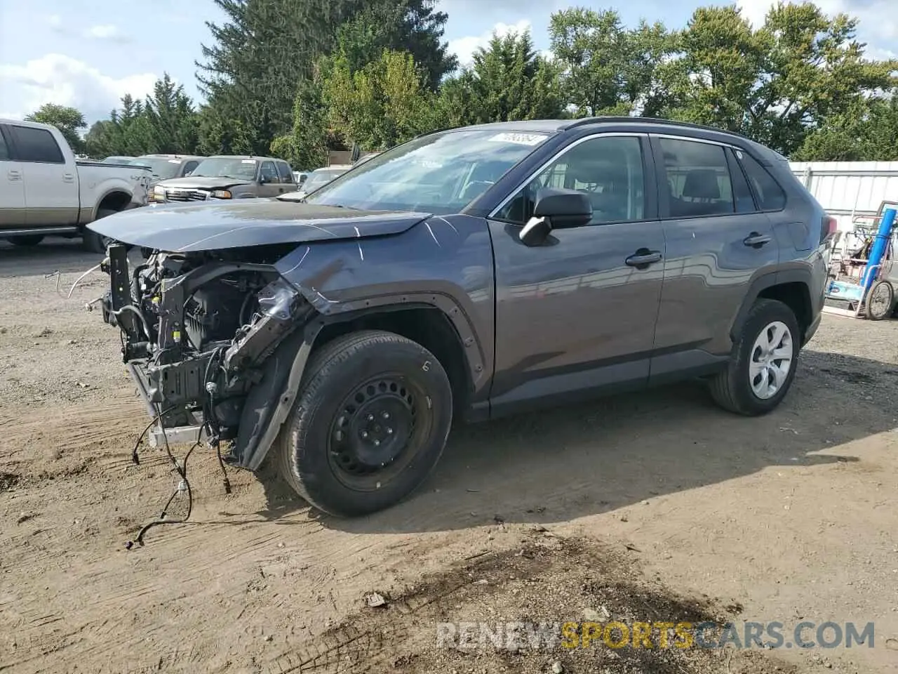 1 Photograph of a damaged car 2T3H1RFV7LW097270 TOYOTA RAV4 2020