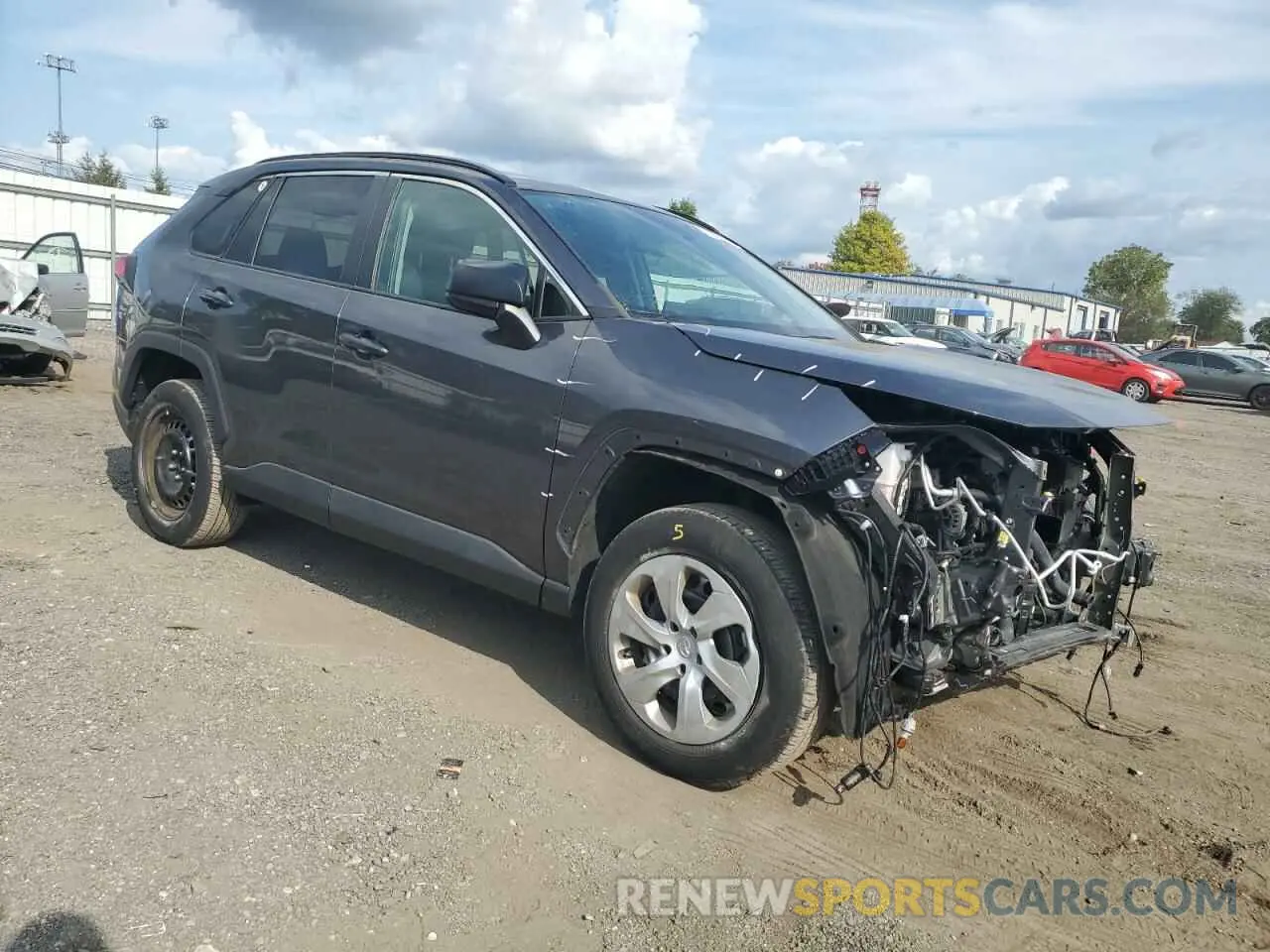 4 Photograph of a damaged car 2T3H1RFV7LW097270 TOYOTA RAV4 2020