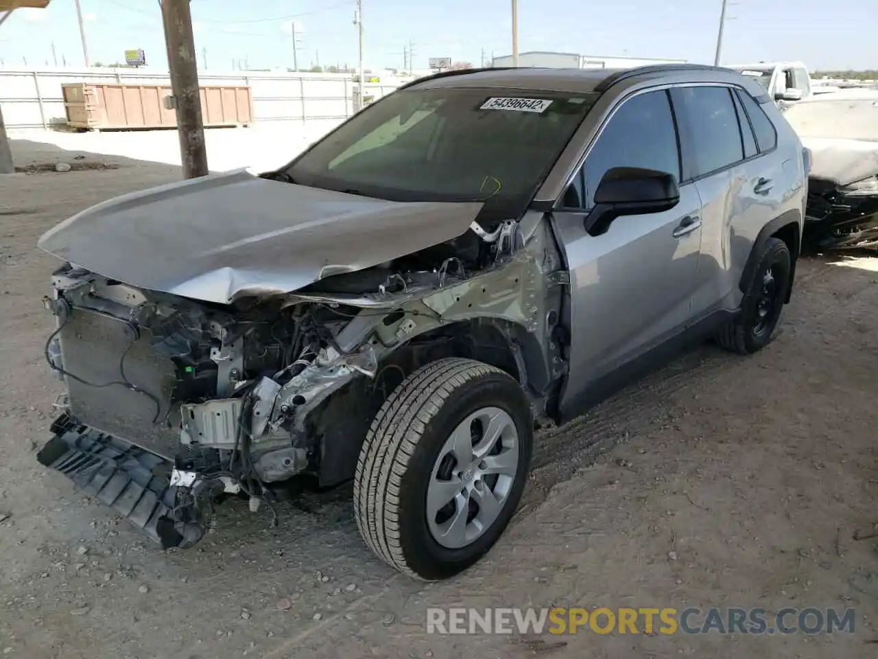 2 Photograph of a damaged car 2T3H1RFV8LC038651 TOYOTA RAV4 2020