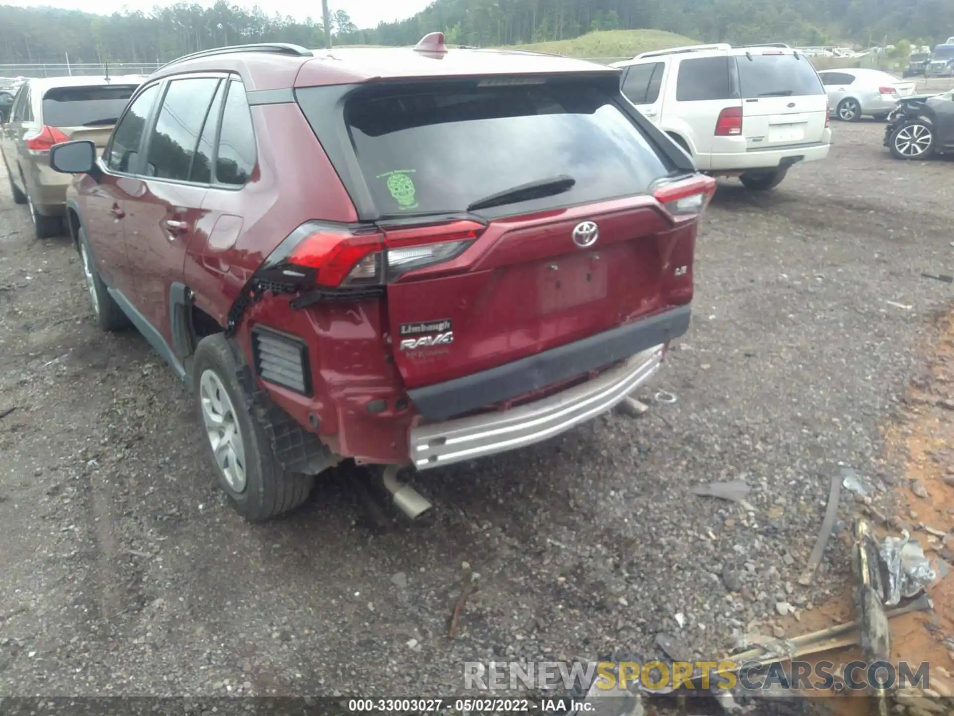 6 Photograph of a damaged car 2T3H1RFV8LC041677 TOYOTA RAV4 2020