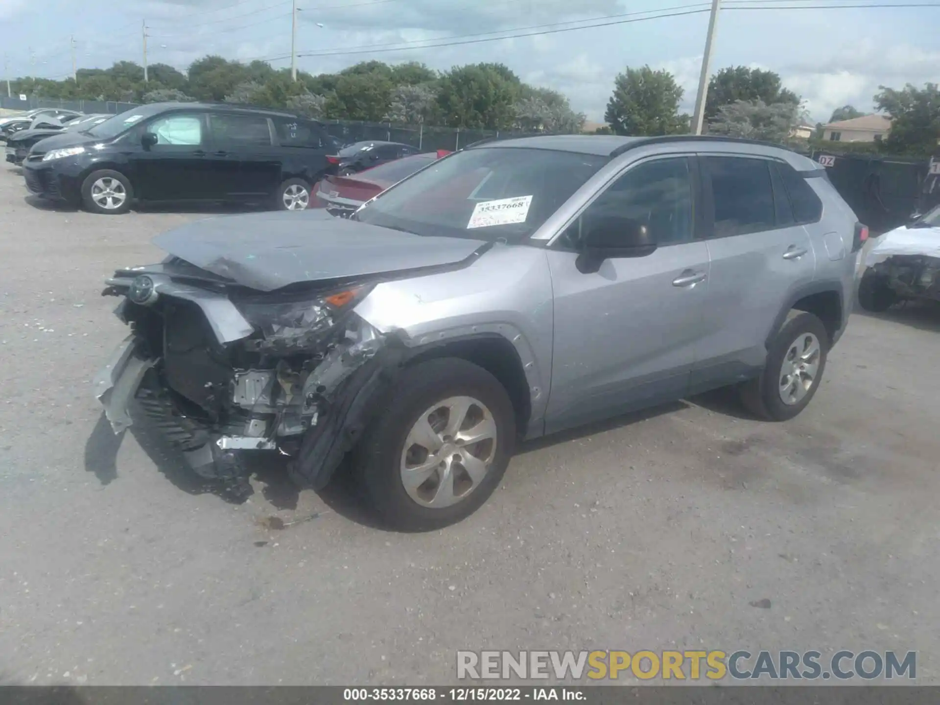 2 Photograph of a damaged car 2T3H1RFV8LC042263 TOYOTA RAV4 2020