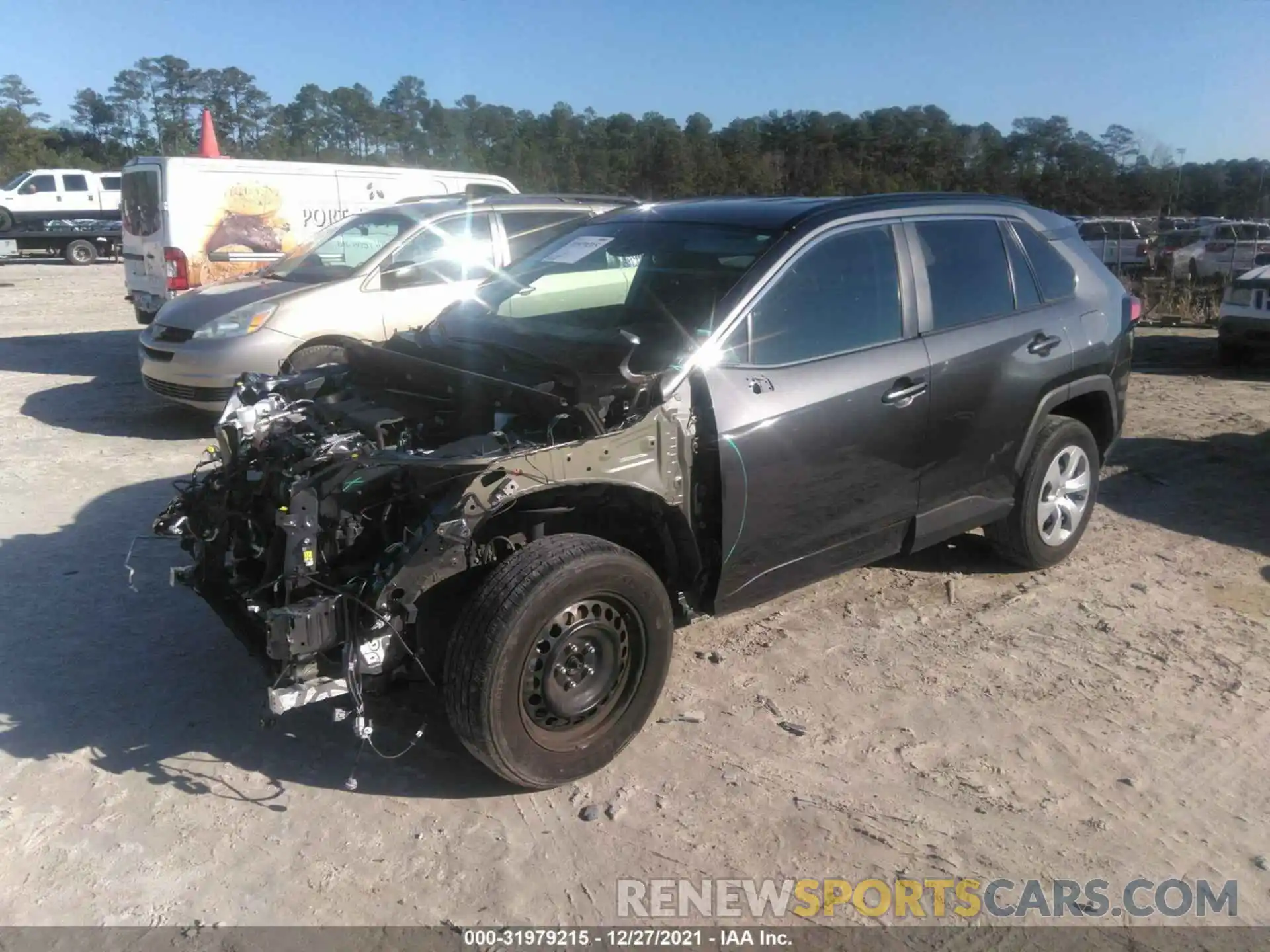 2 Photograph of a damaged car 2T3H1RFV8LC045079 TOYOTA RAV4 2020