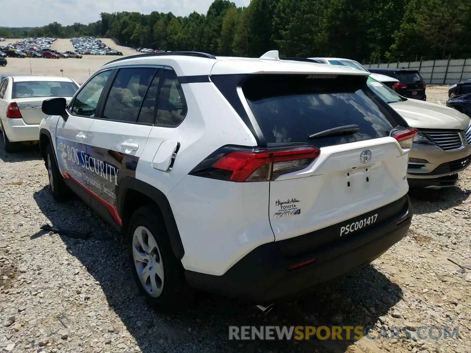 3 Photograph of a damaged car 2T3H1RFV8LC050959 TOYOTA RAV4 2020