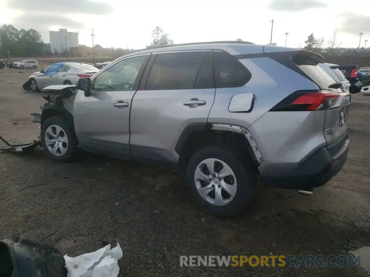 2 Photograph of a damaged car 2T3H1RFV8LC063176 TOYOTA RAV4 2020