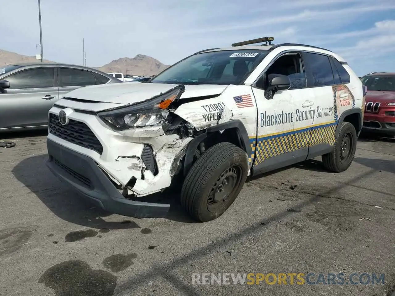 1 Photograph of a damaged car 2T3H1RFV8LW064827 TOYOTA RAV4 2020