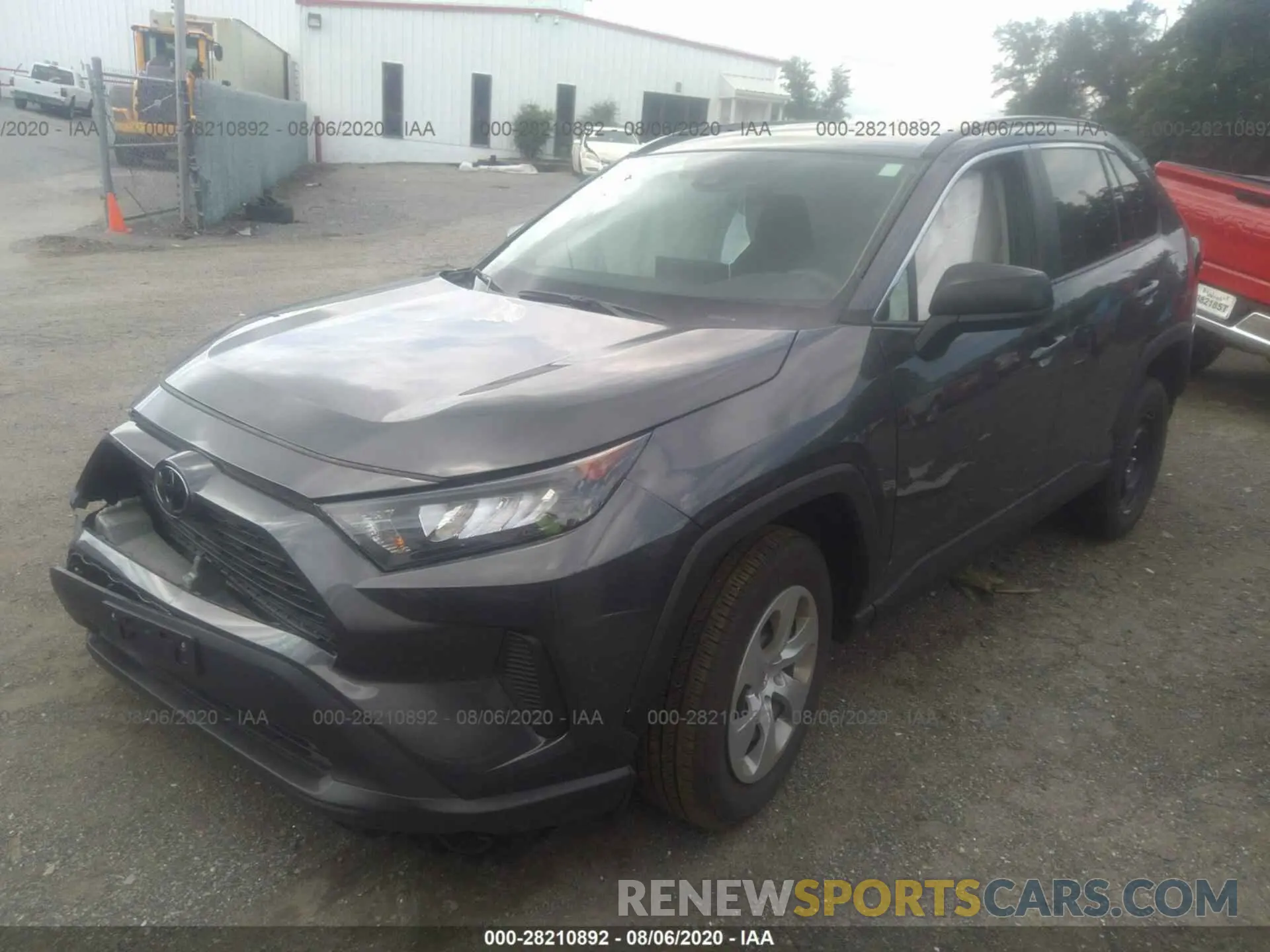 2 Photograph of a damaged car 2T3H1RFV8LW073236 TOYOTA RAV4 2020