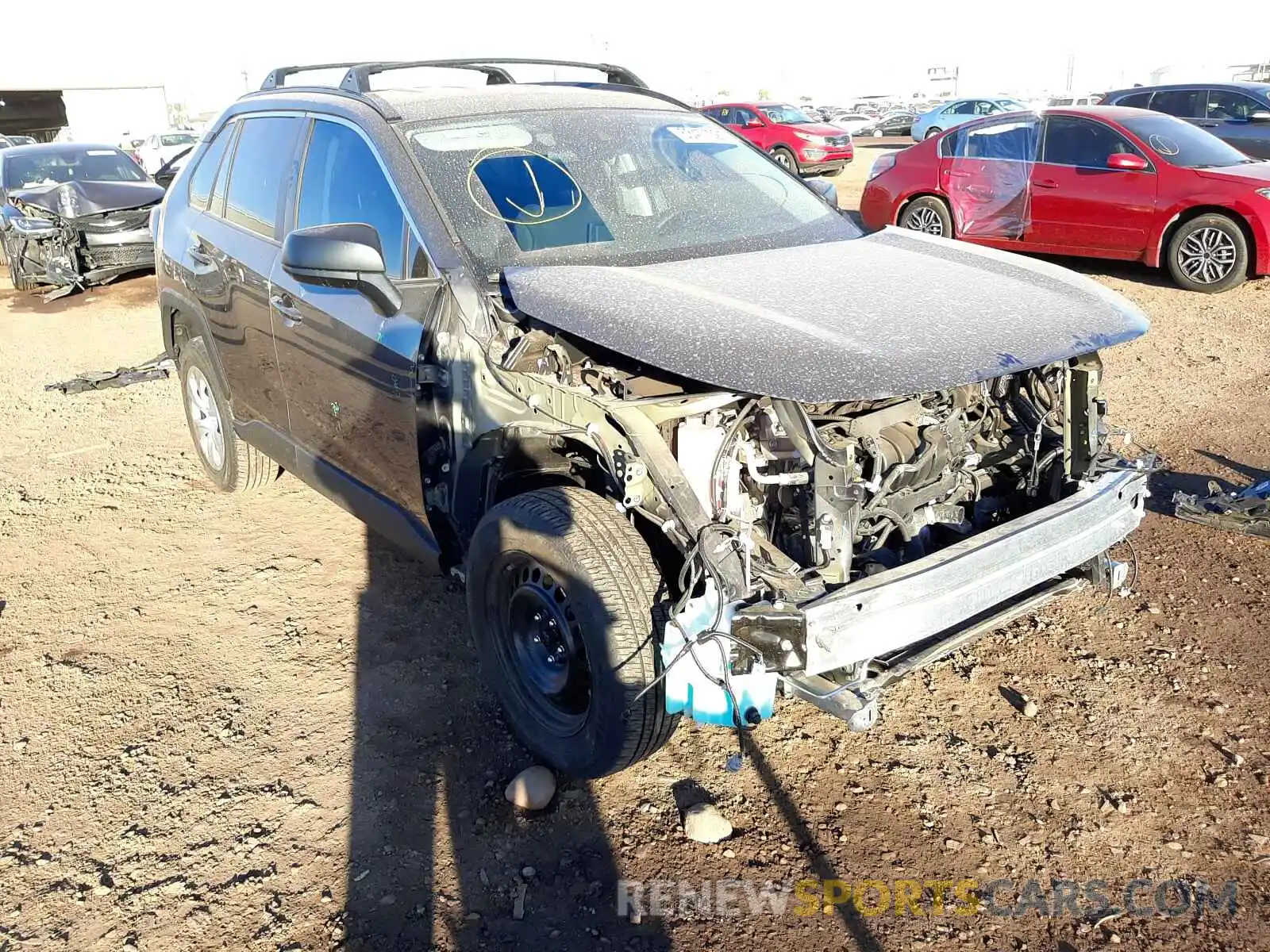 9 Photograph of a damaged car 2T3H1RFV8LW091512 TOYOTA RAV4 2020